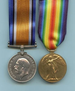 WW1 British War & Victory Medals Pair To Pte Tom W Orrell,  Liverpool  Regiment - Picture 1 of 3