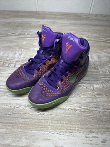 Nike Kobe 9 IX Elite GS Purple Venom Vivid Pink Size 7y 7 Sneakers 636602-500 - Picture 1 of 24