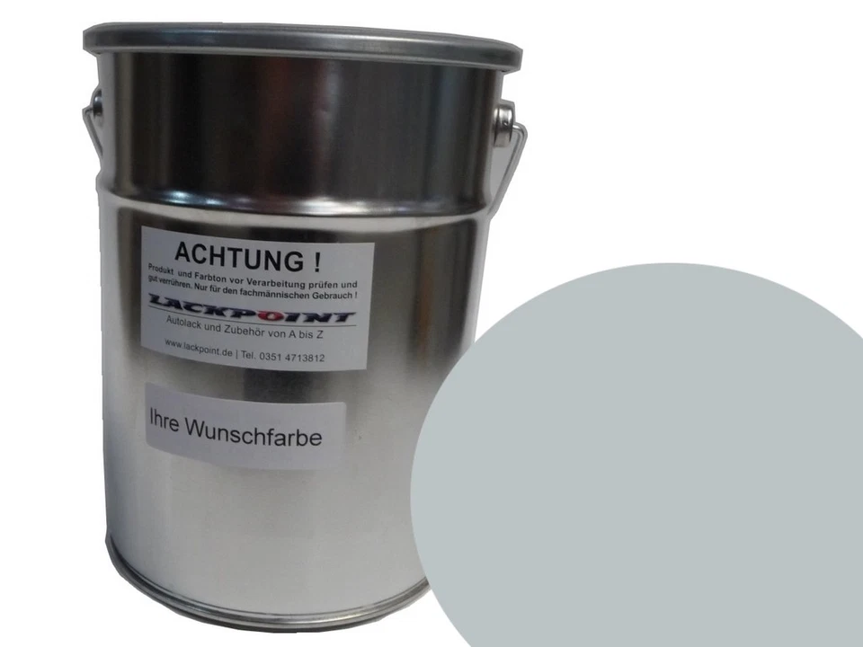 0,5 Liter 1K Autolack Kunstharz DDR Delphingrau Trabant Wartburg Simson Barkas - Bild 1 von 1