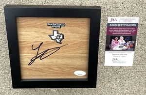 Julian Champagnie SIGNED & FRAMED Floor JSA COA San Antonio Spurs Basketball - Picture 1 of 2