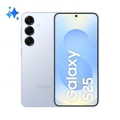 SAMSUNG S25 SIM + ESIM 12GB 256GB RAM 6.2" 5G ICYBLUE AI 6,2' GARANZIA 2 ANNI - Immagine 1 di 4