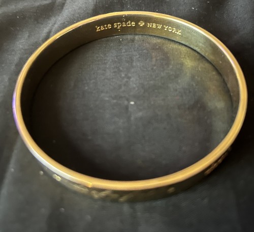 Bracciale vintage in ottone pesante Kate Spade New York.
