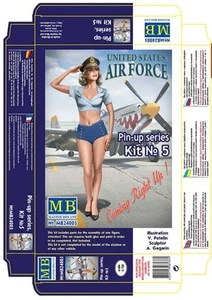 Master Box 24005 US Air Forse Pin-up Serie, Kit Nr. 5. Patty Maßstab 1/24 - Bild 1 von 7