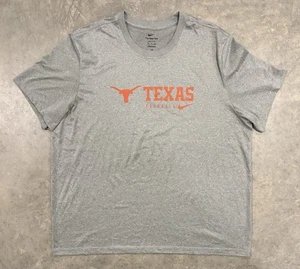 Texas Longhorns Shirt Herren 2XL grau NCAA Football Nike Dri Fit Tee T-Shirt - Bild 1 von 6