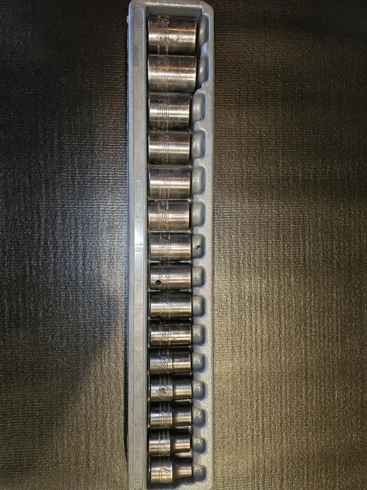 Snap On Tools 1MM200 15pc 1/2" Drive Metric Impact Socket Set 10-24mm - Image 1 of 1