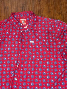 Dixxon Flannel Co. Camisa Hombre 5XL Rojo Estampado Gráfico Calaveras Rosa Muerta - Imagen 1 de 7