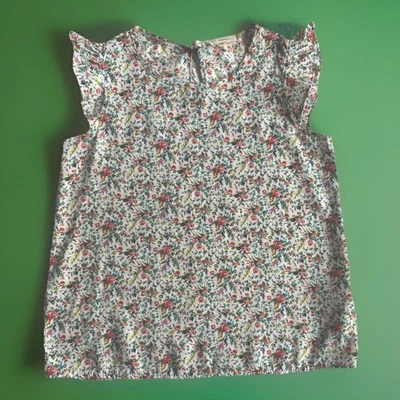 Blusa Camisa Top Tradicional Floral Estampado Vintage Niñas Soprano Talla M 10-12 en muy buena condición Foto 1 de 4