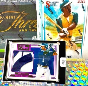 2025 Panini 3/2-Boys of Summer Roderick Arias FOTL 6/6 Book End-PS-RA New York - Picture 1 of 3