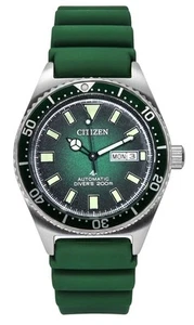 Reloj para hombre Citizen Promaster esfera verde automático de buceo 200M NY0121-09X - Imagen 1 de 4