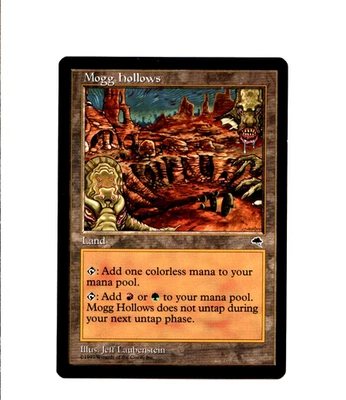 MTG Mogg hollows NM-  Tempest Magic the Gathering ~ Free Shipping ~ - Image 1 of 2