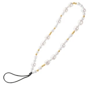 Chaîne de téléphone portable lanière de cellule en perles charmant pendentif en perles à la main - Photo 1 sur 12
