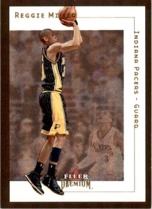 2001-02 Basketball Fleer Premium Reggie Miller Indiana Pacers #63 - Bild 1 von 2
