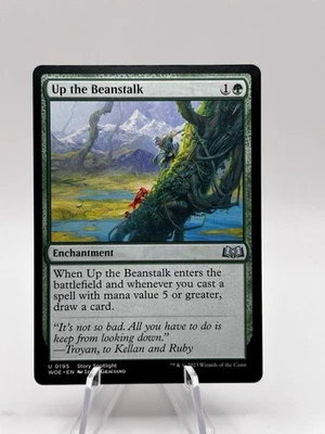 Up the Beanstalk 0195 Wilds of Eldraine WOE MTG NM - Image 1 of 2