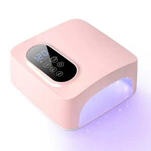 72W Cordless Led Nail Lamp, Rechargeable Nail Dryer, Portable Gel UV Led Nail... - Picture 1 of 6