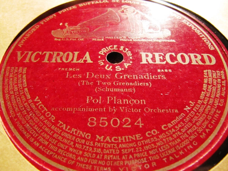 1906 POL PLANCON Napoleon's RUSSIA DEFEAT SCHUMANN Les Deux Grenadiers 85024 Foto 1 de 1