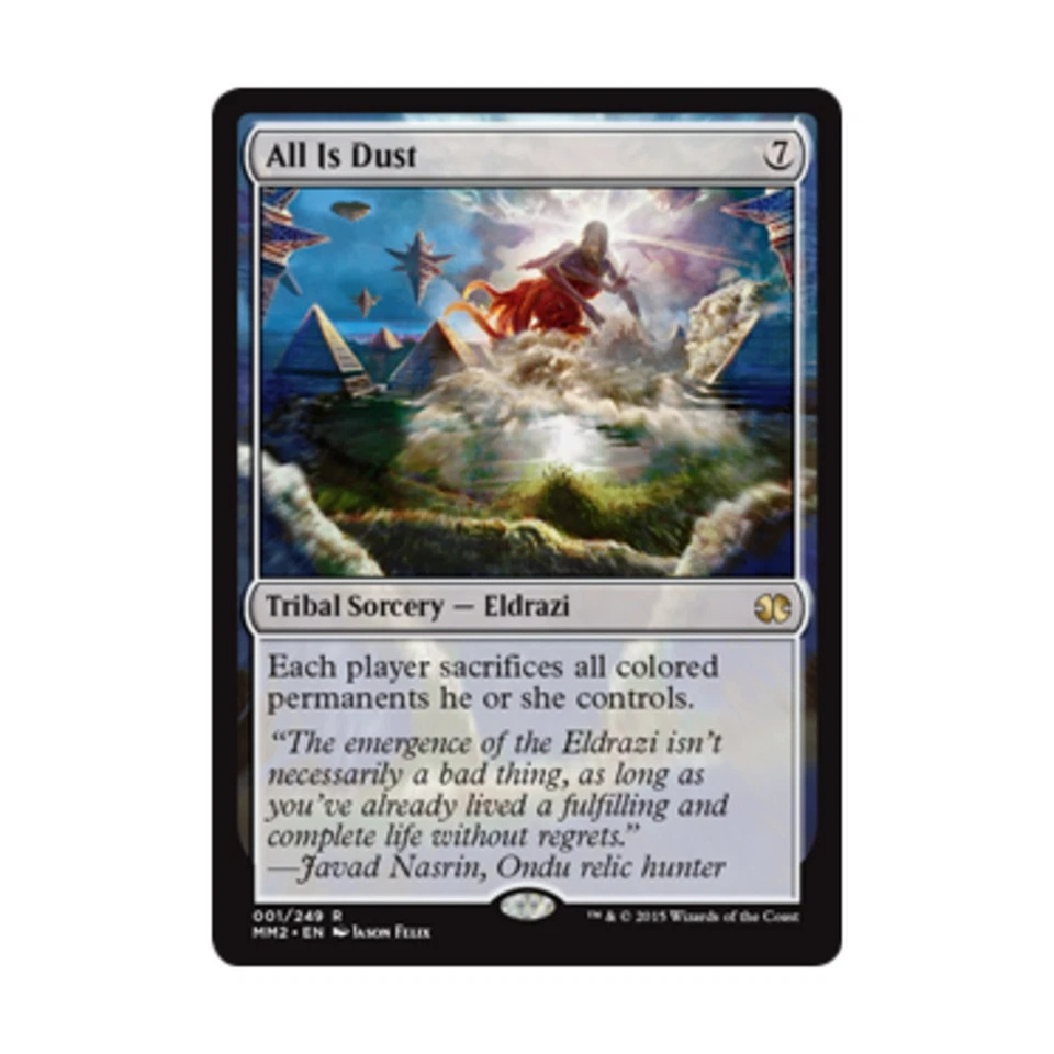 WOTC MtG Modern Masters 2015 All Is Dust (R) EX - Image 1 of 1