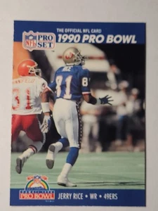 1990 Jerry Rice Pro Set #411 HOF NFL FOOTBALL CARD SAN FRANCISCO 49ERS - Picture 1 of 2