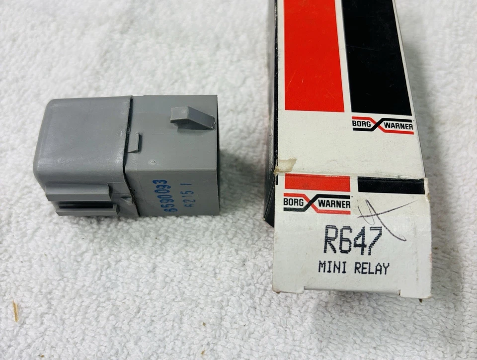 Relé accesorio vintage BWD Borg Warner R647 81-85 Ford Mercury Lincoln Foto 1 de 1