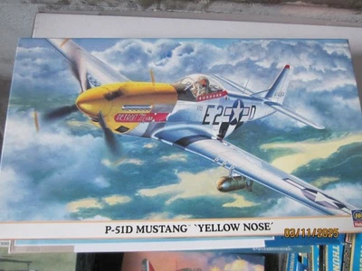 1/48 Hasegawa P-51D Mustang Yellow Nose - Immagine 1 di 2