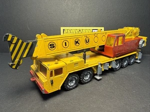 1979-80 Siku - 4010 FAUN HEAVY LIFT MOBILE CRANE - Yellow - No Box - Picture 1 of 17