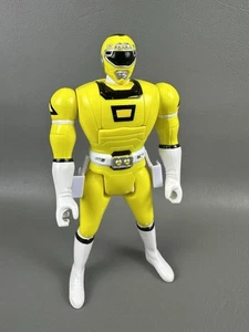 1997 Power Rangers Turbo gelb (Triple Action/Flip Head) Ranger 6" KOSTENLOSER VERSAND - Bild 1 von 7