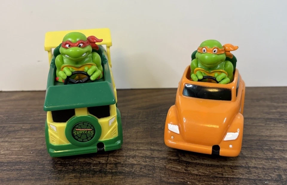 TMNT Teenage Mutant Ninja Turtles Rad Rip Racers Coches Miguel Ángel Rafael Foto 1 de 4