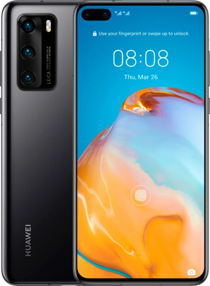 HUAWEI P40 5G 128GB Nero Eccellente - Ricondizionato - Immagine 1 di 1