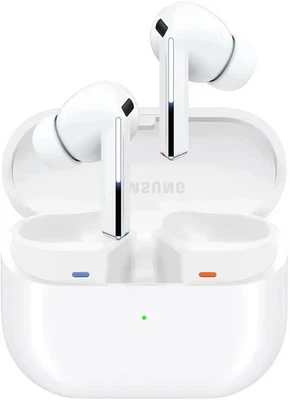 Samsung Galaxy Buds 3 Pro AI True Wireless Bluetooth Earbuds bianco (2 anni di - Immagine 1 di 4