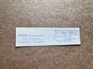 US Philately Thematic Meter Cut-Piece +1948 Coin Collection=World's Oldest Hobby - Picture 1 of 1