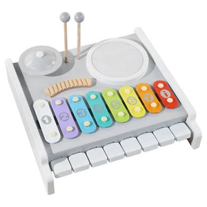 Xylophone for Kids Colorful Wooden Musical Toy with 2 Child Safe Mallets - Picture 1 of 12