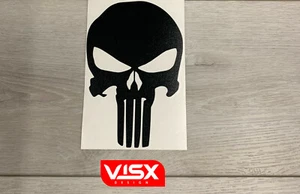 Punisher Skull USA Flag Vinyl Decal Car Truck Die Cut Window Sticker US  - Imagen 1 de 1