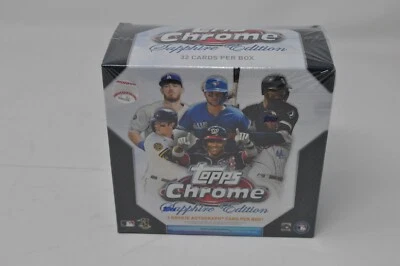 2020 Topps Chrome Sapphire Edition Baseball Hobby Sealed New Minor Box Damage - Image 1 of 4