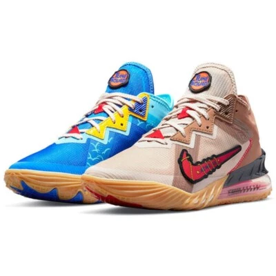 Nike LeBron 18 Low Wile E. Vs Roadrunner Space Jam Low-Top -CV7564-401- - Image 1 of 4