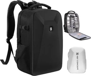 K&F Concept 22L Camera Backpack Hardshell DSLR Photography Bag Fit 15.5in Laptop - Picture 1 of 7