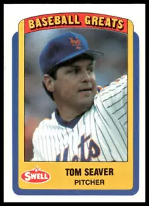 1990 Swell Baseball Greats #1 Tom Seaver New York Mets Baseball - Picture 1 of 2