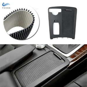Central Armrest Cup Holder Shutter/Panel For Mercedes Benz W204 C180 C200 W212 - Picture 1 of 10