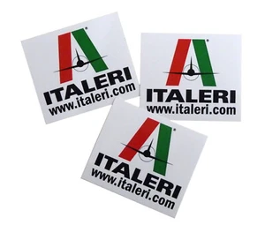 3 Stück Italeri Logo Aufkleber Sticker 5,4 x 4,7 cm - Picture 1 of 1