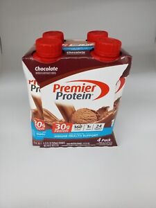 Premier High Protein Shake Chocolate 30g Protein Energy Shake 4 Pack 11 Oz C17