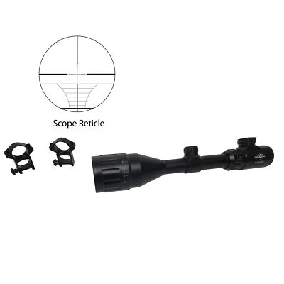 SOUTHLAND ARCHERY SUPPLY SAS Hunting 3-9x50 AO Red/Green Illuminated Crossbow Scope Rangefinder Reticle