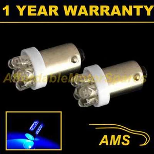 2X BAX9s H6W 434 XENON BLUE 7 DOME LED SIDELIGHT SIDE LIGHT BULBS HID SL100601 - Picture 1 of 1