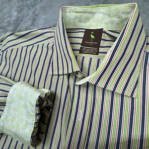 Taylorbyrd Herren Hemd Größe Large Flip Manschetten Knopfleiste - Bild 1 von 15