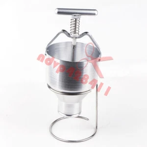 Manual Donut Depositor Medu Vada Dropper Plunger Dough Batter Dispenser Hopper - Picture 1 of 11