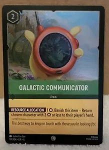 Disney Lorcana TCG - Comunicador Galáctico - 99/204 Azurita Mar Lámina Fría Casi Nuevo - Imagen 1 de 2
