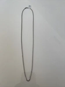 14k White Gold Men’s Franco Chain - Picture 1 of 3