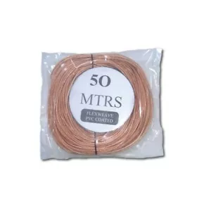 50m thick copper poly flex weave heavy duty antenna aerial wire - Picture 1 of 2