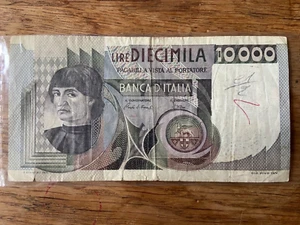 Billete italiano 1980 de 10.000 liras n.o.LC074977D 820f - Imagen 1 de 2