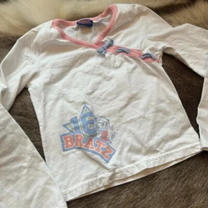 Bratz vintage Y2K children’s long sleeve top with flare sleeves size 7/8 - Picture 1 of 5