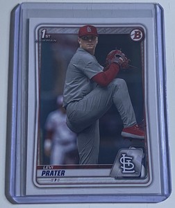 Levi Prater 2020 Bowman Draft 1st Bowman #BD-125 St. Louis Cardinals
