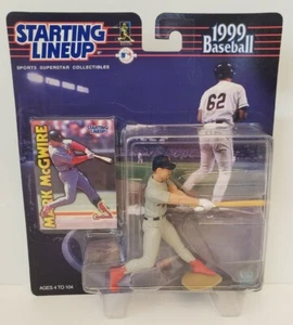 Figura de acción Mark McGwire Cardinals 1999 alineación inicial con tarjeta TOTALMENTE NUEVA - Imagen 1 de 2