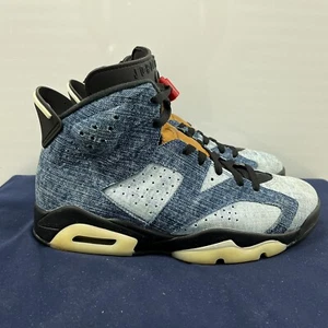 Nike Air Jordan 6 Retro "Washed Denim" (CT5350-401) Mens Size 9 - Picture 1 of 10